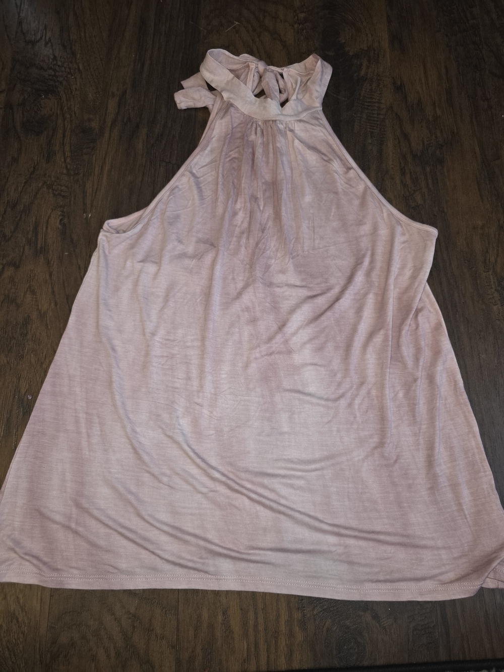 Women's Light Pink Halter Tank Top